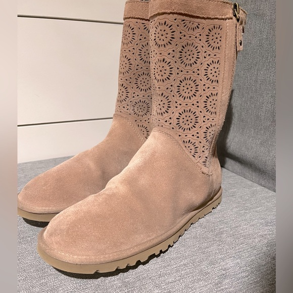 UGG Shoes - UGG Women’s Lo Pro Perforated Suede Boots US 9